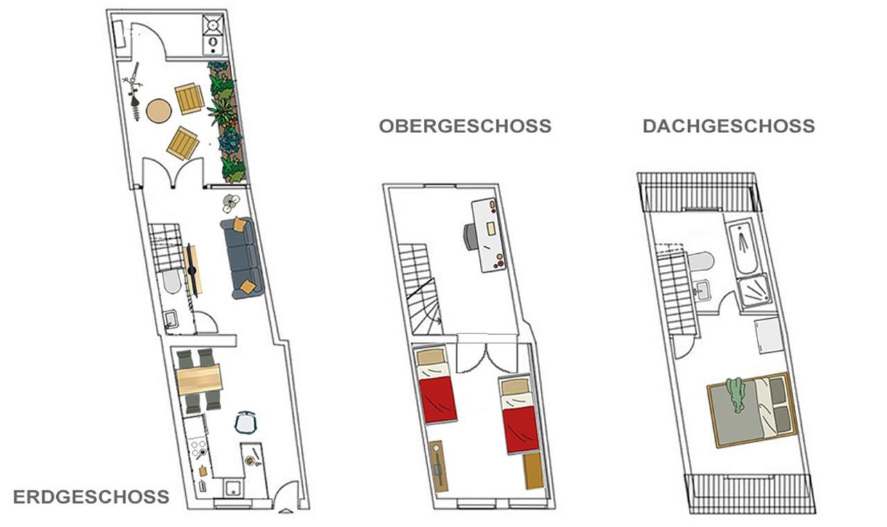Altstadthaus "Schlaegertwiete Nr.3" Luneburg Bagian luar foto